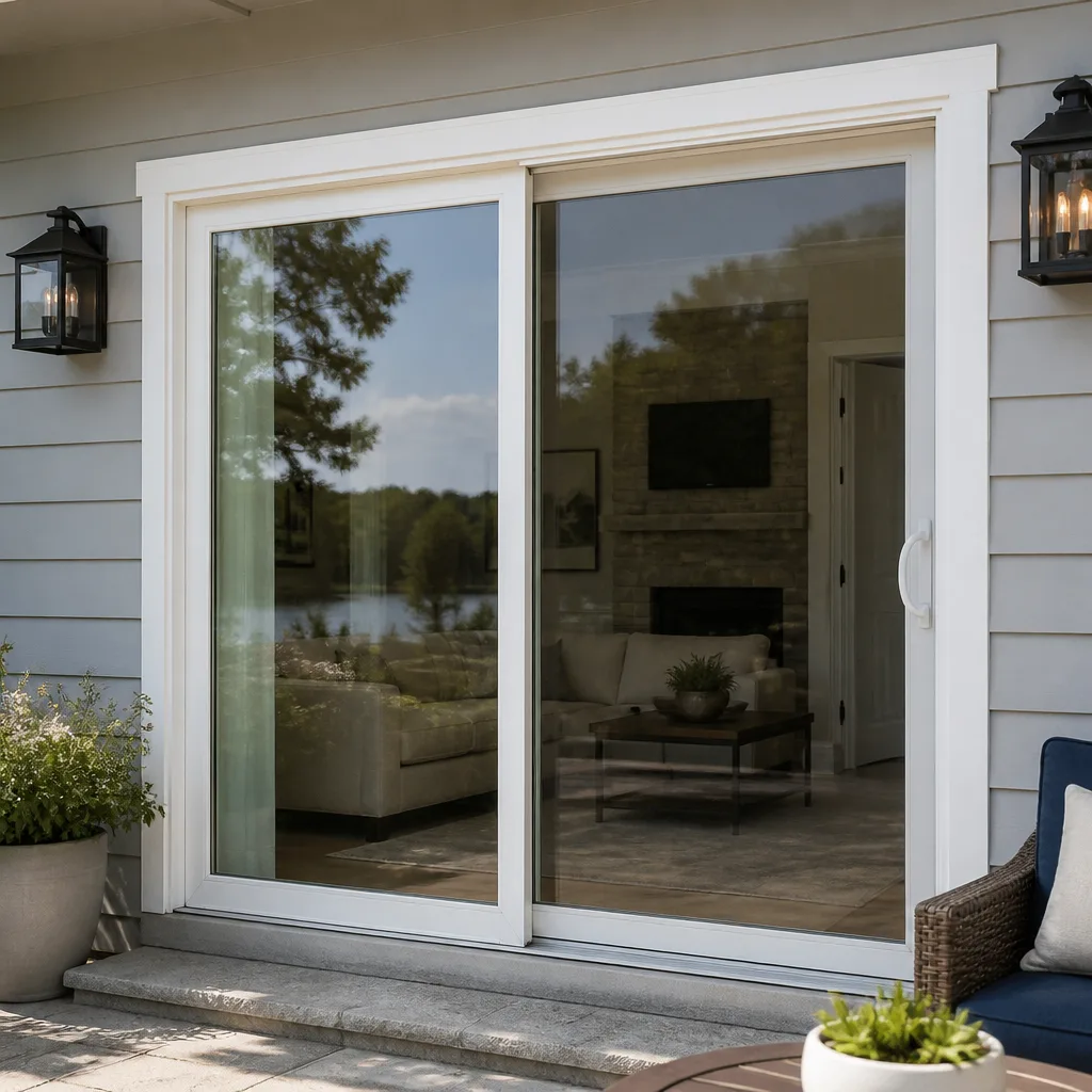 Sliding glass doors